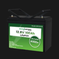 NexCharge 100Ah LiFePo4 Battery With Smart BMS and Bluetooth